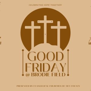 Community-wide Good Friday Service Planned