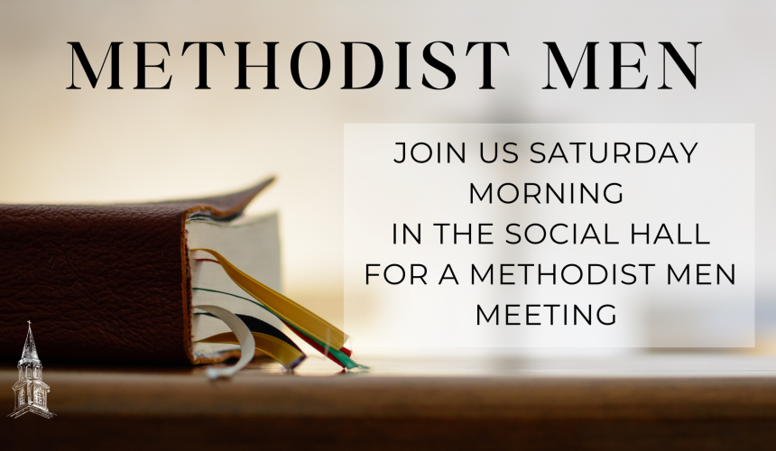 Methodist Men Meet Saturday