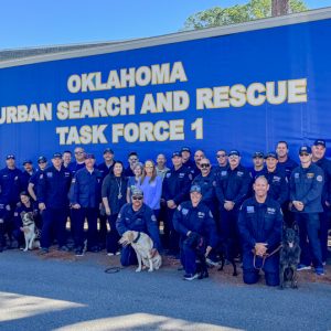 Oklahoma team heads home